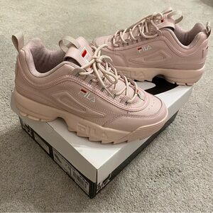 Fila Disruptor II Shoe Premium Peach Blush 7.5